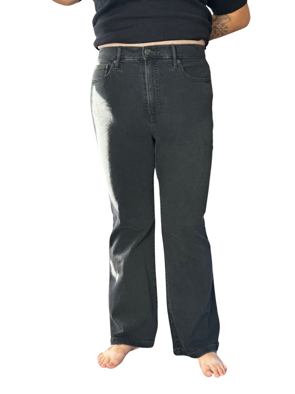 GAP Black Plus Size Jeans Size 16/33